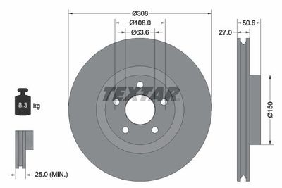Remschijf 92306703