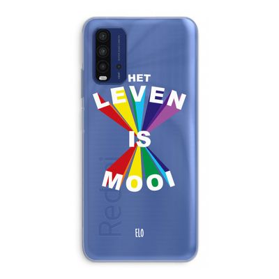 Het Leven Is Mooi: Xiaomi Redmi 9T Transparant Hoesje