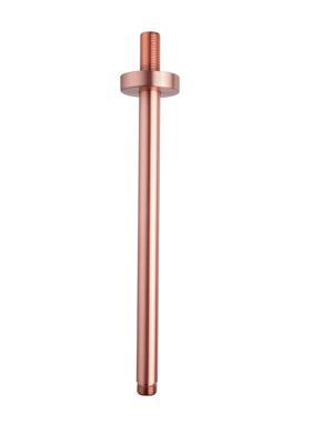 Wiesbaden luxe douche-arm rond plafondbev. 30cm geborsteld koper