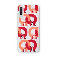 Dogs: Samsung Galaxy A70 Transparant Hoesje