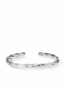 David Yurman bracelet torque torsadé 6 mm en chaîne - Argent