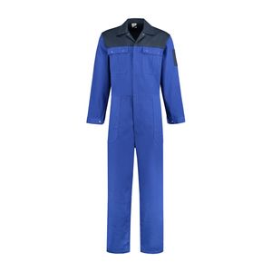 WW4A Overall 100% Katoen 2-kleurig - Korenblauw/Navy