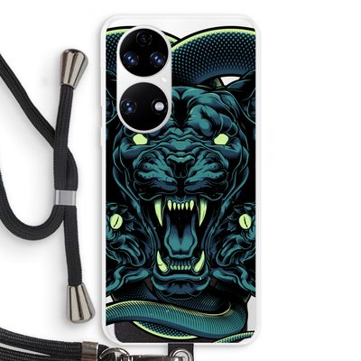 Cougar and Vipers: Huawei P50 Transparant Hoesje met koord