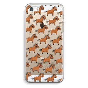 Pony: iPhone 5 / 5S / SE Transparant Hoesje