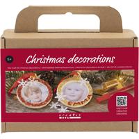 Creativ Company Mini hobbyset kerstdecoratie, lijsten, 1 doos