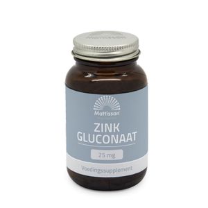Mattisson HealthStyle Zink Gluconaat 25mg