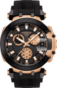 Horlogeband Tissot T1154173705100 / T603041971 Rubber Zwart 21mm