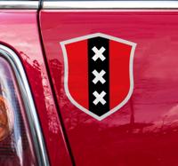 Amsterdams schild autosticker