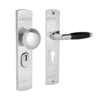 De Oude Deurklink Retro buitendeurbeslag knop/klink PC55 mat nikkel