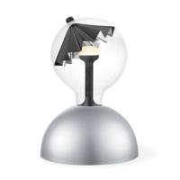 Move Me tafellamp Bumb - grijs / Umbrella 5,5W - zwart zilver - thumbnail