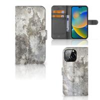 iPhone 14 Pro Max | Bookcase | Beton Print