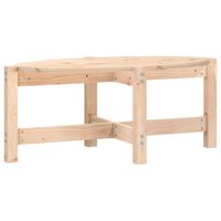 vidaXL Salontafel 87x48x35 cm massief grenenhout