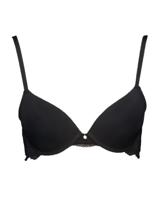 Cheeky plunge Push-up beha - Zwart