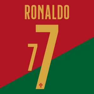 Ronaldo 7 (Officiële Portugal Bedrukking 2022-2023)