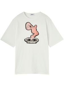 AMBUSH t-shirt en coton à imprimé graphique - Blanc