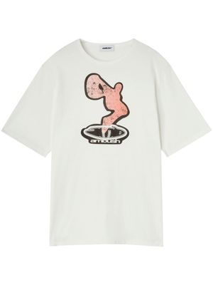 AMBUSH t-shirt en coton à imprimé graphique - Blanc