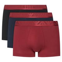 Armani boxershorts 3-pack zwart-rood