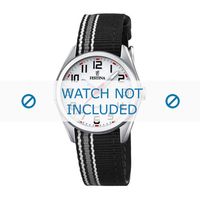 Horlogeband Festina F16904-1 Onderliggend Nylon/perlon Zwart 16mm