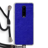Majorelle Blue: OnePlus 8 Transparant Hoesje met koord