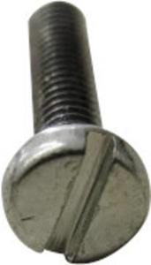 TOOLCRAFT 104192 Cilinderkopschroeven M4 6 mm Sleuf DIN 84 Staal Galvanisch verzinkt 200 stuk(s)