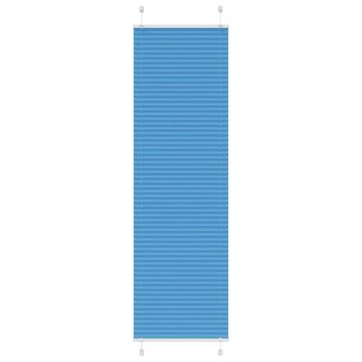 Pliss rolgordijn 65x200 cm stofbreedte 64,4 cm polyester blauw
