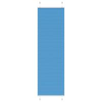 Pliss rolgordijn 65x200 cm stofbreedte 64,4 cm polyester blauw