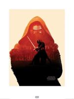 Kunstdruk Star Wars Episode VII Kylo Ren Tri 60x80cm