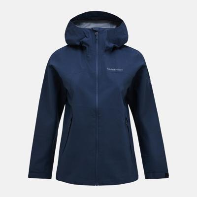 Peak Performance Trail Hipe Regenjas Dames Blue Shadow M