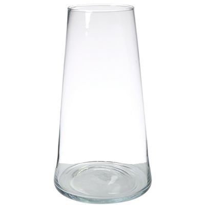 Bloemenvaas Donnatella - helder transparant - glas - D24 x H30 cm
