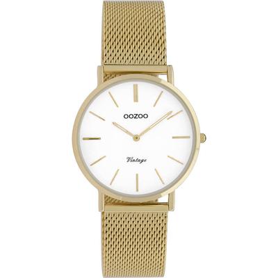 OOZOO Timepieces Horloge Vintage Goud/Zwart | C9911