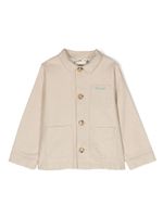 Bonton veste en coton à logo brodé - Tons neutres