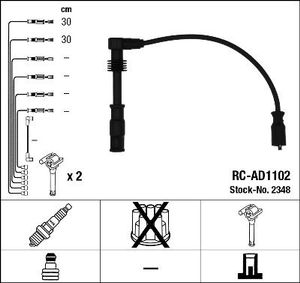 Bougiekabelset RCAD1102