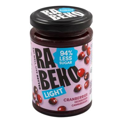 Rabeko cranberries jam light 230 gram