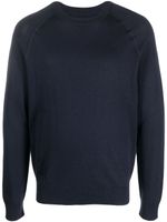 Zadig&Voltaire Thomaso logo-intarsia knitted jumper - Bleu - thumbnail