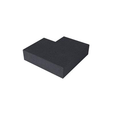 Massief hoek buiten Carbon 60/60 x 40 x 20 cm - Gardenlux