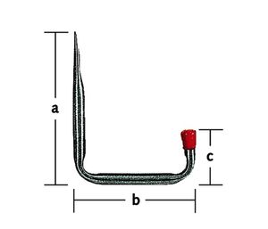 Ophanghaak vz 8505 - 140x114x53mm