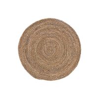 2x Placemats rond bruin rotan 38 cm