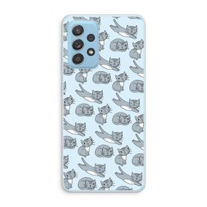 Poezen: Samsung Galaxy A73 Transparant Hoesje