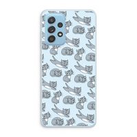 Poezen: Samsung Galaxy A73 Transparant Hoesje