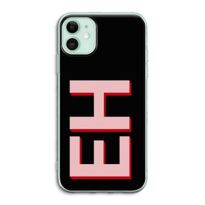 Monogram: iPhone 11 Transparant Hoesje