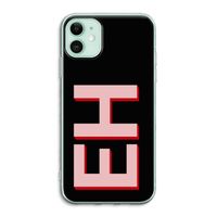 Monogram: iPhone 11 Transparant Hoesje