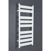 Zehnder Zeta handdoekradiator - 120x50cm - 480W - wit (RAL9016) zet-120-050