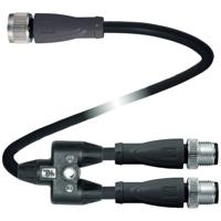 Pepperl+Fuchs 70138424 Sensor/actuator verdeler en adapter Aantal polen (sensoren): 4, 4 0.03 m 1 stuk(s)