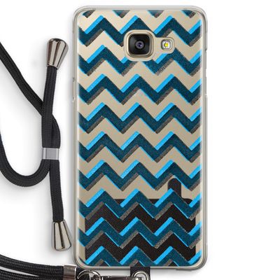 Onderbroken lijn: Samsung Galaxy A5 (2016) Transparant Hoesje met koord