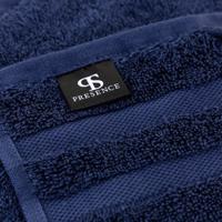 2 PACKS Luxe Gastendoekjes 100% Katoen Navy Presence - Dekbed-Discounter.nl