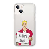 Gimme a call: iPhone 13 mini Transparant Hoesje