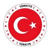 Turkije vlag print bierviltjes