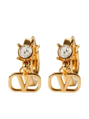 Valentino Garavani boucles d'oreilles VLogo Signature serties de cristaux