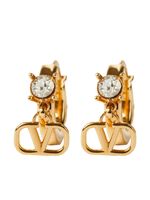 Valentino Garavani boucles d'oreilles VLogo Signature serties de cristaux