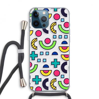 8-bit N°6: iPhone 12 Pro Max Transparant Hoesje met koord